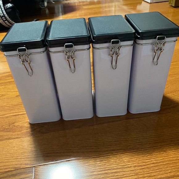 Rae Dunn Metal Canisters 🔥 - Picture 5 of 7